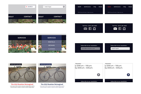 Recycled Cycles Interaction Design